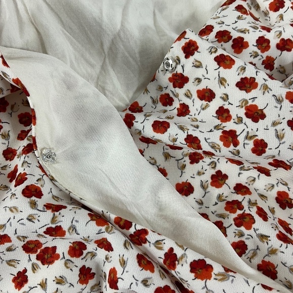 Reset by Jane Chaya Floral Mini Dress size Small in color cream combo - Picture 10 of 10